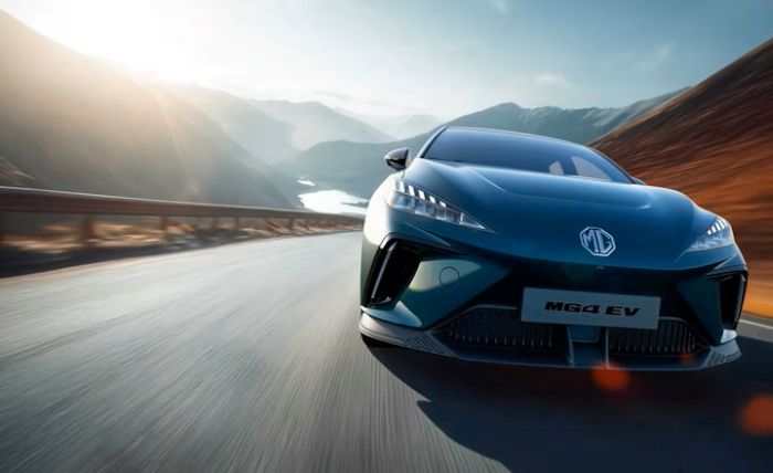 mg4 xpower auf der straße