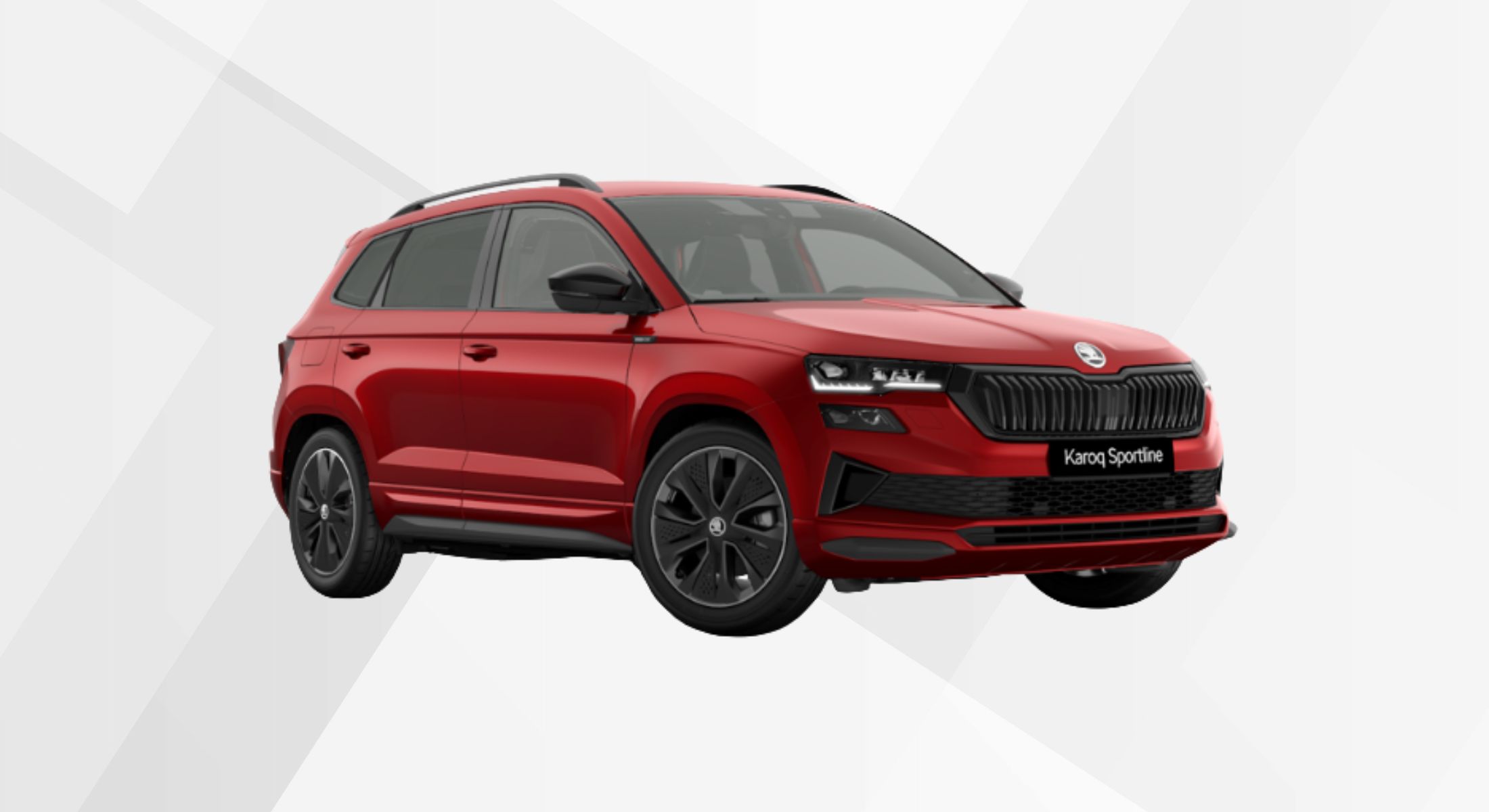 Skoda Karoq in der Farbe Velvet-Rot Metallic