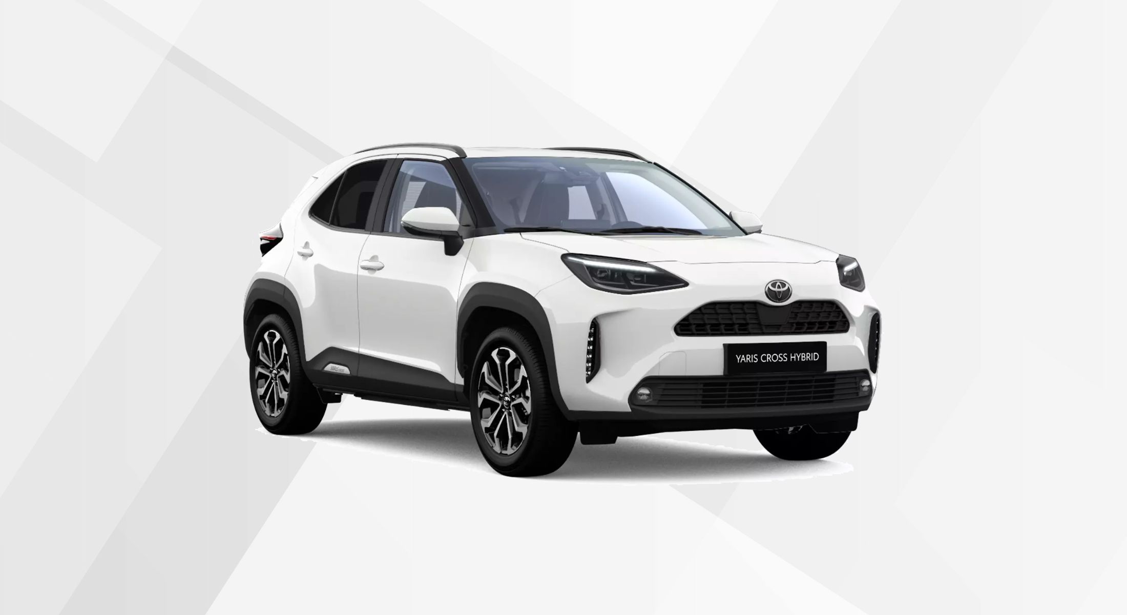 Yaris Cross Teamplayer in Schneeweiß